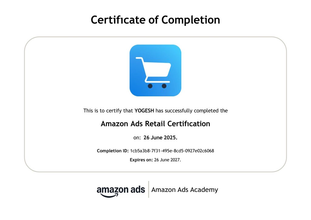 amazon advertising consultant